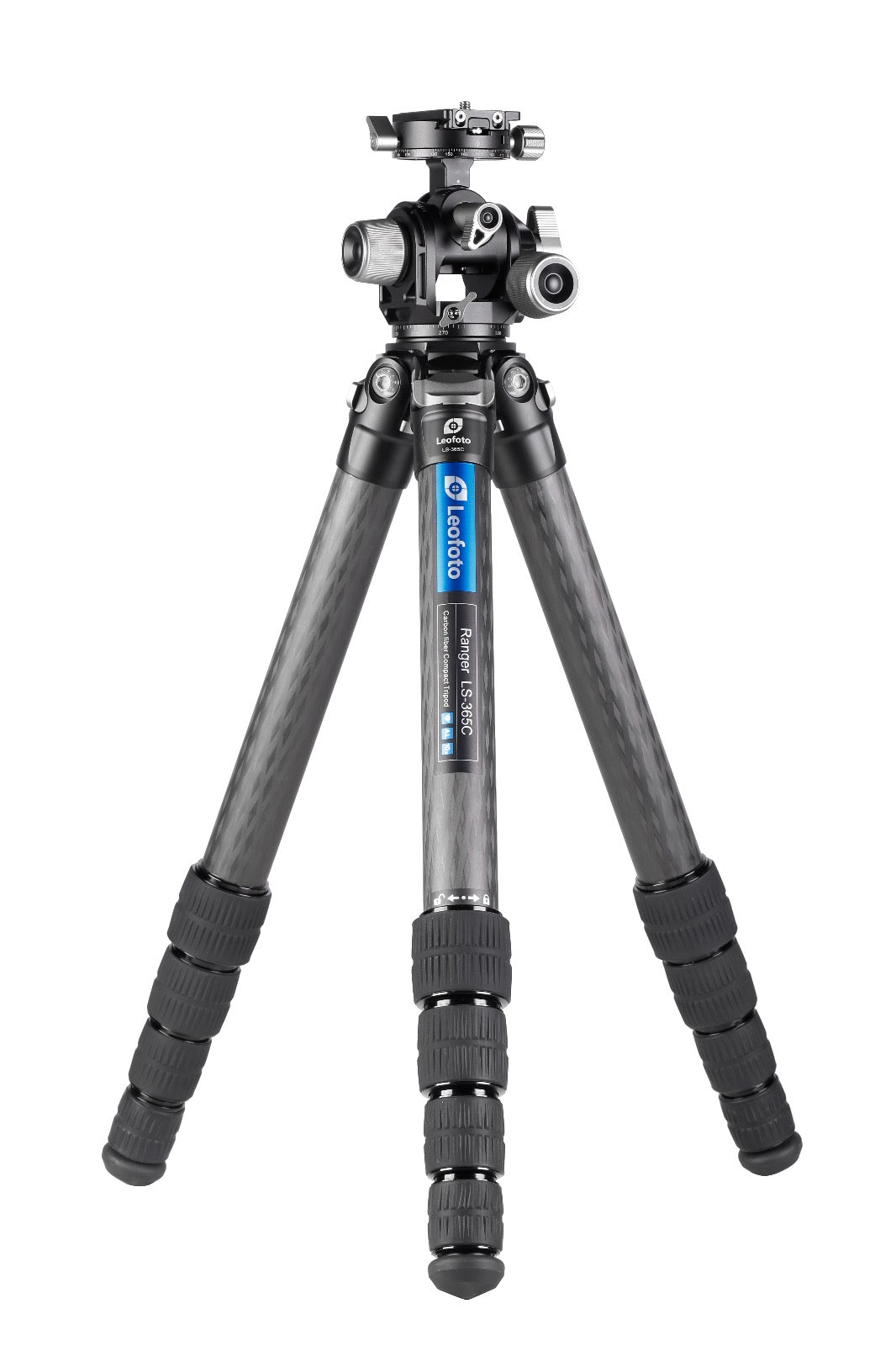 Leofoto Ranger Series Tripod LS-365C + Geared Head G4