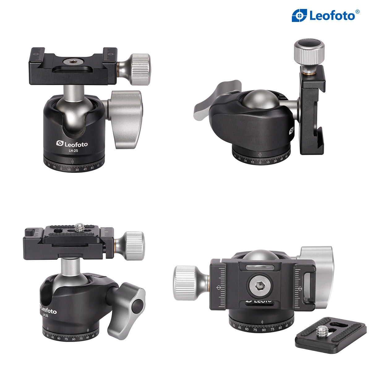 Leofoto Low Height Profile Ball HEAD LH-25