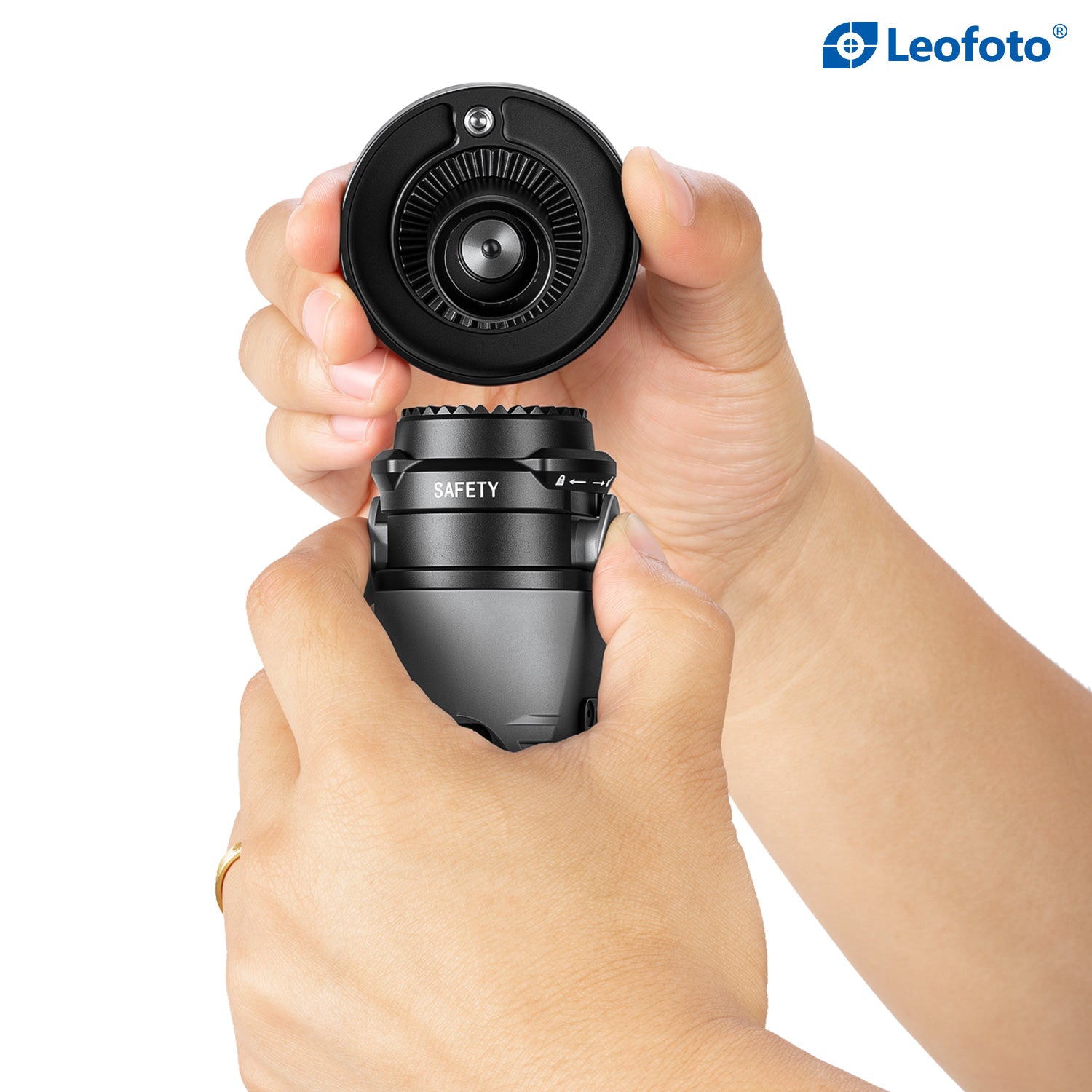 LEOFOTO ONE PRESS MONOPOD MF-363C+VD-04P