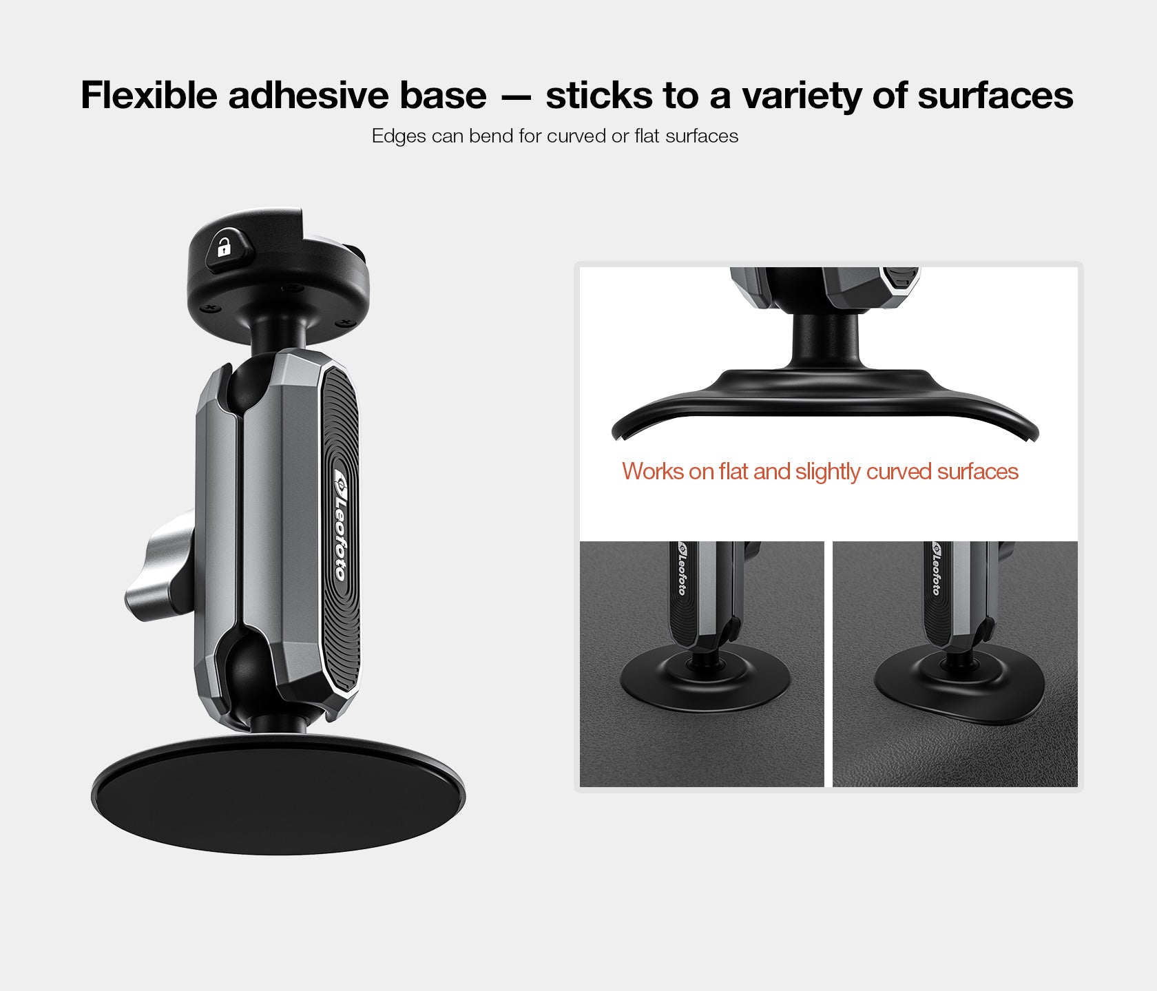 Leofoto LAC-02 Action camera bike mount