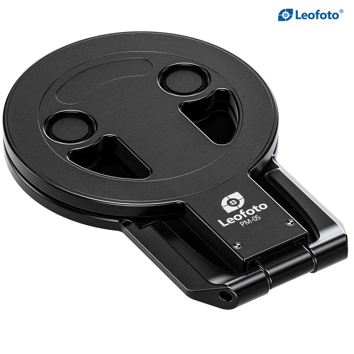 Leofoto PM-05 Dual-Sided Magnetic Foldable Phone Stand - Silver