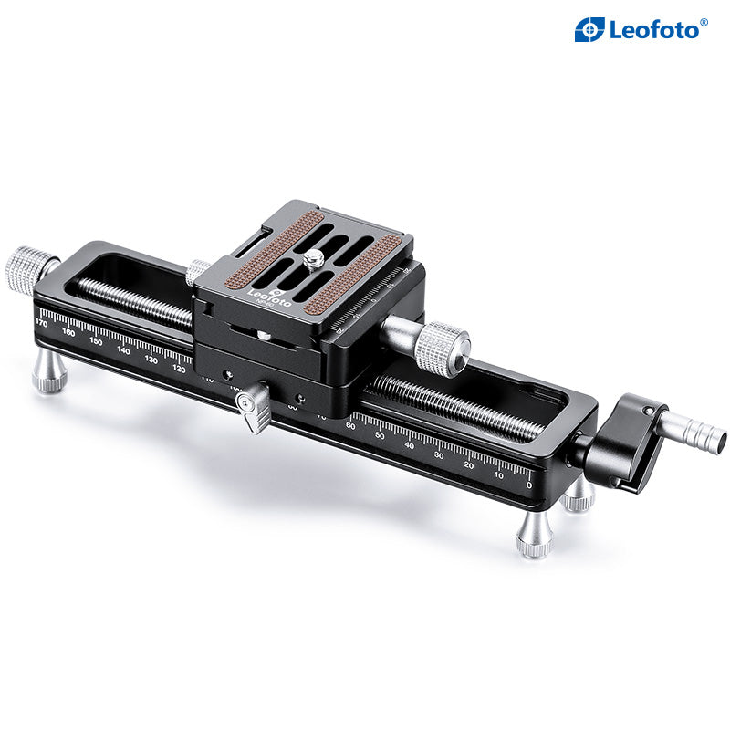 Leofoto Macro Focusing Rail (knob clamp)-MP-180S+NP-50
