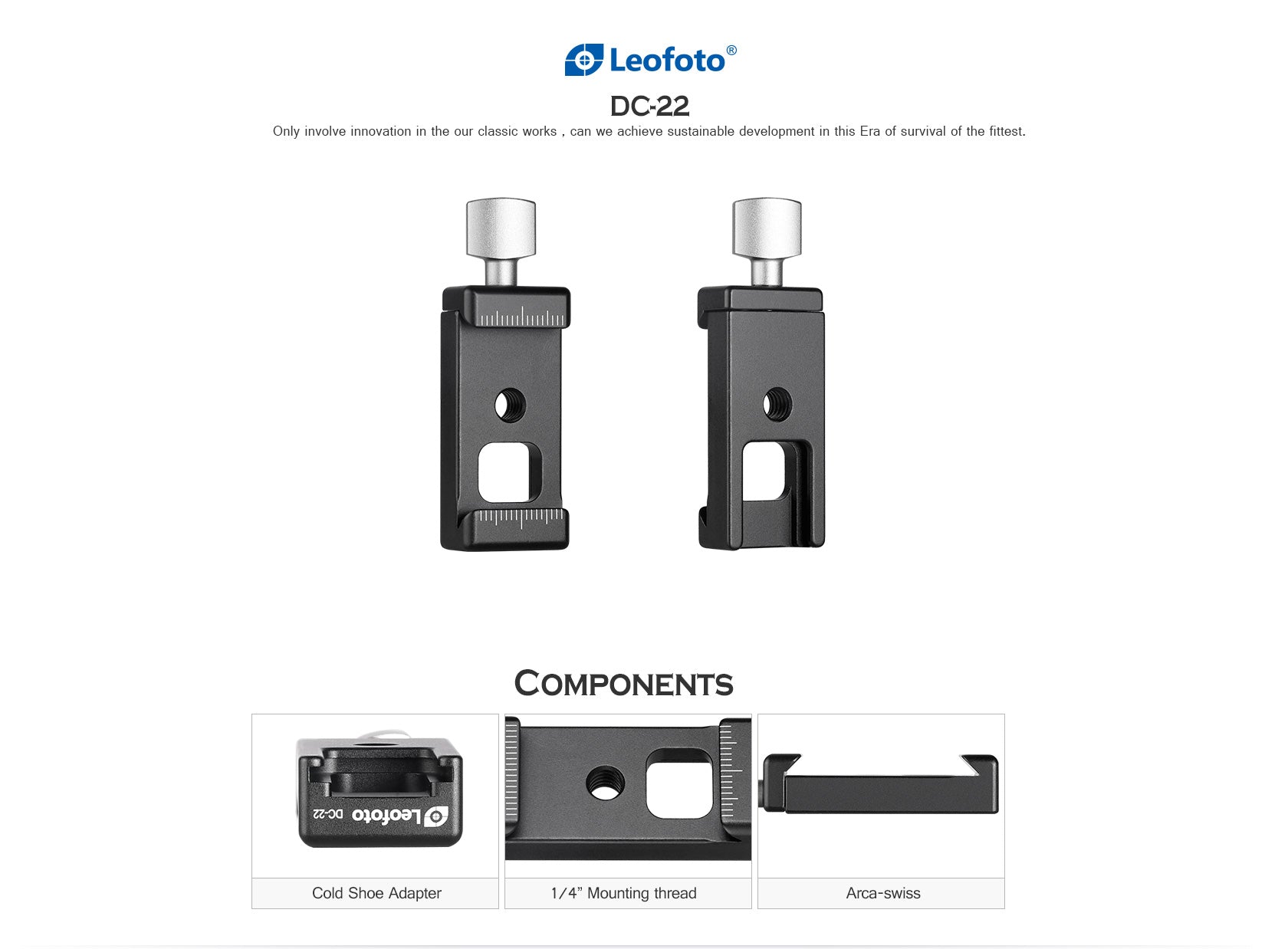 Leofoto Mini Clamp- DC-22