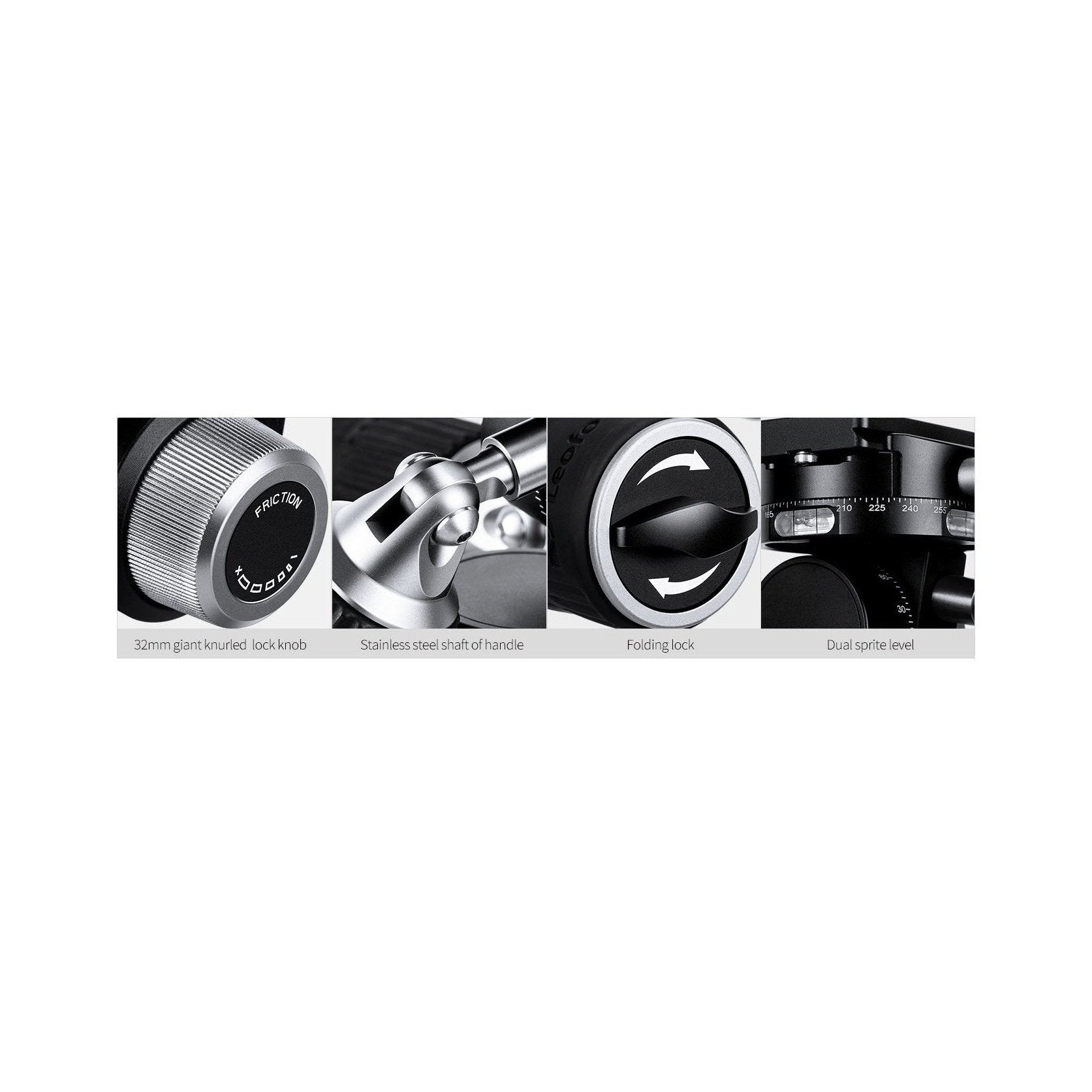 Leofoto FW-01R 4-Way Head with NP-60 QR Plate leofoto-india