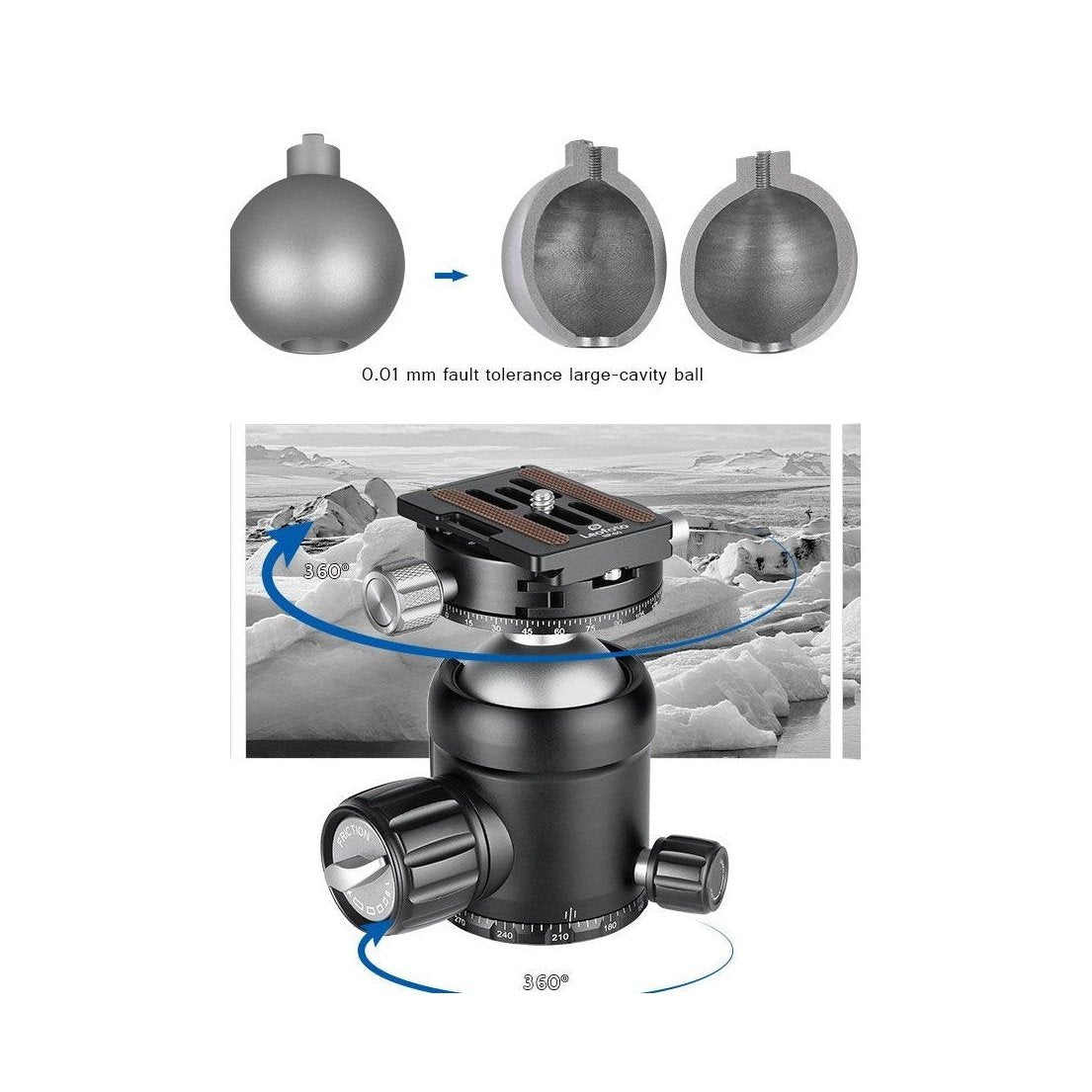 Leofoto NB-46 Ball Head leofoto-india