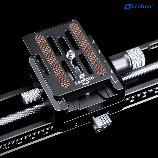 Leofoto MP-180S+NP-50 Macro Focusing Rail (knob Clamp
