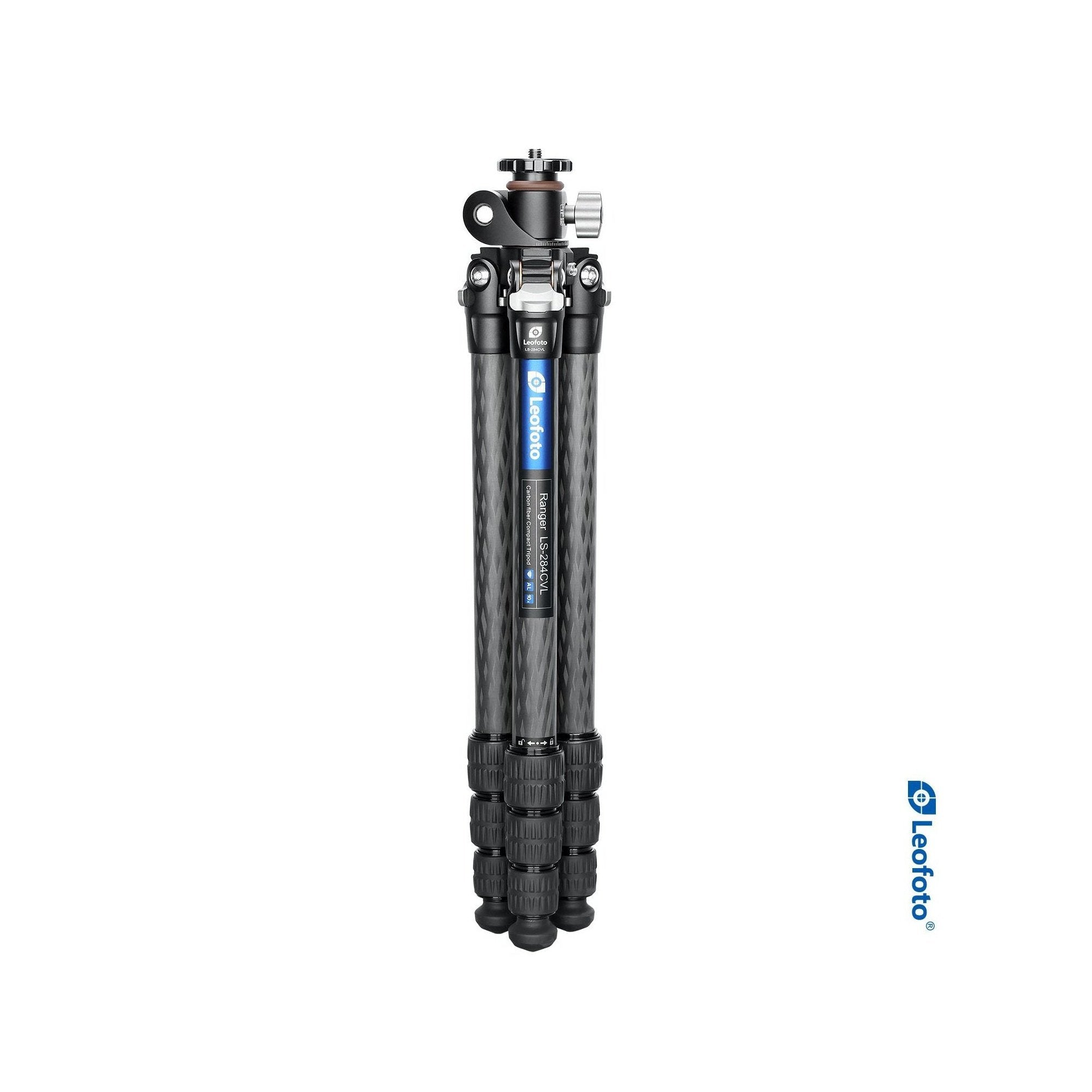 Leofoto ranger series LS-284CVL carbon fibre tripod with 360 rotating horizontal column leofoto-india