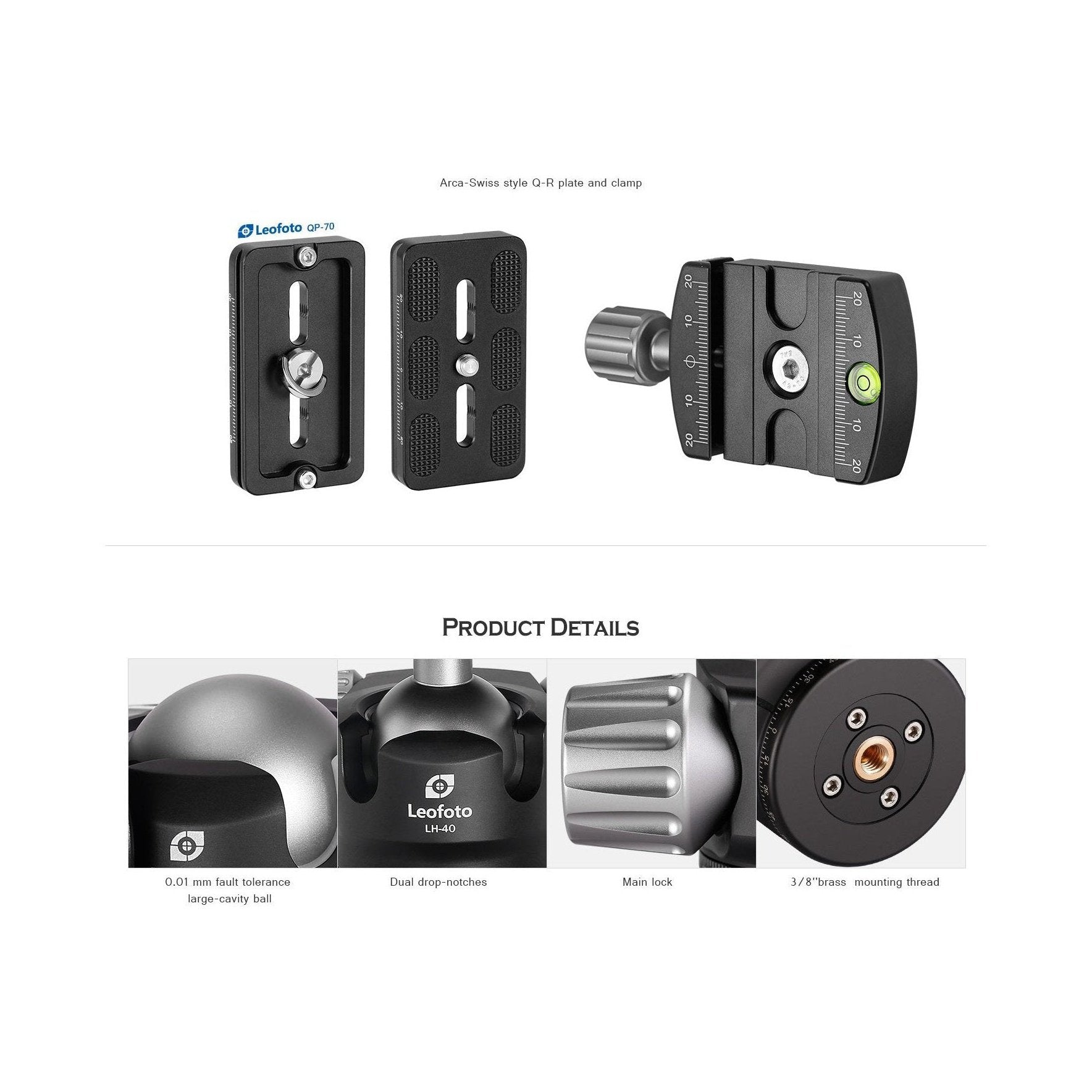 Leofoto Head- LH-40 leofoto-india