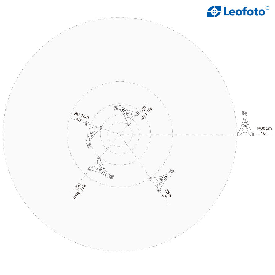 Leofoto foldable skater dolly- DY-01