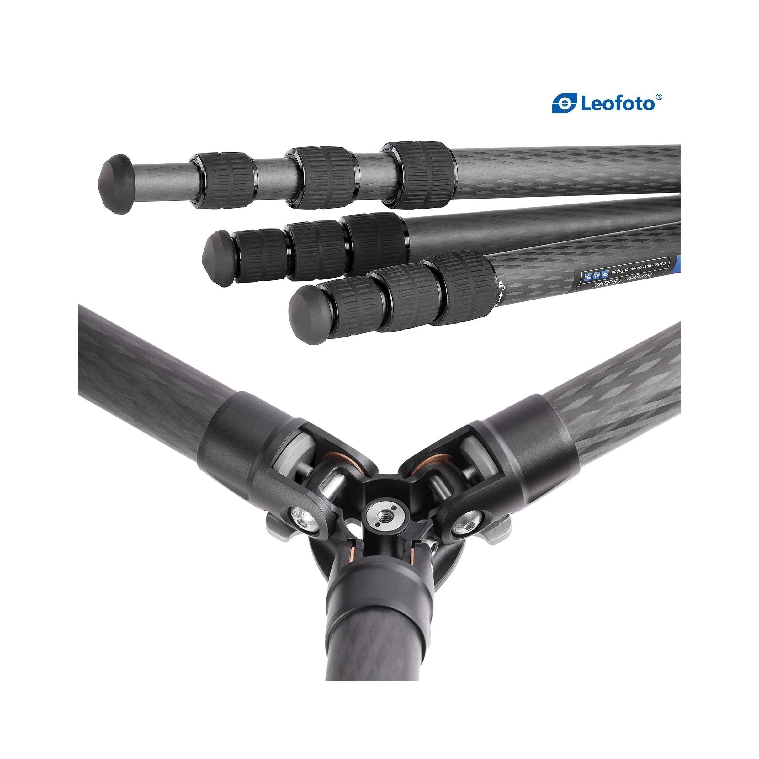 Leofoto LS-324C Ranger Series Tripod and LH-40PCL ball Head Kit 4S leofoto-india