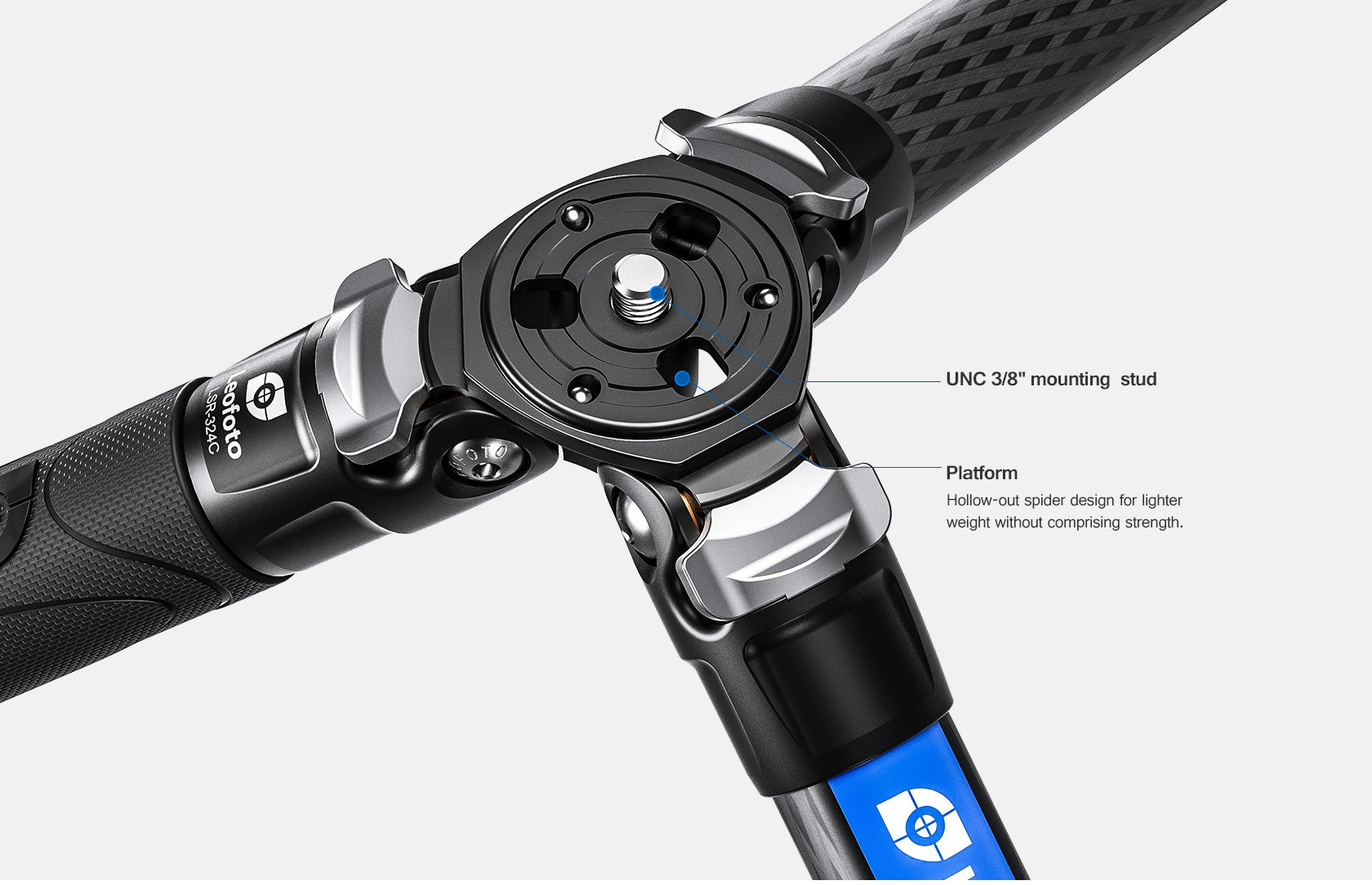 Leofoto Rapid Series Tripod LSR-324C+LH-40