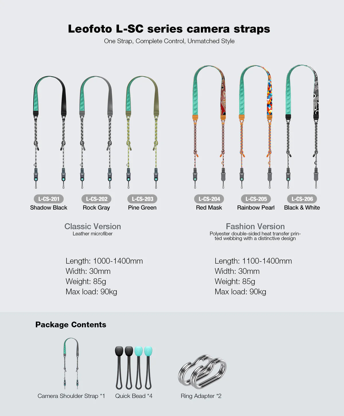 Leofoto L-CS Series Camera Straps