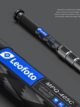 Leofoto MPQ-405 Series Premium Carbon Fiber Monopod