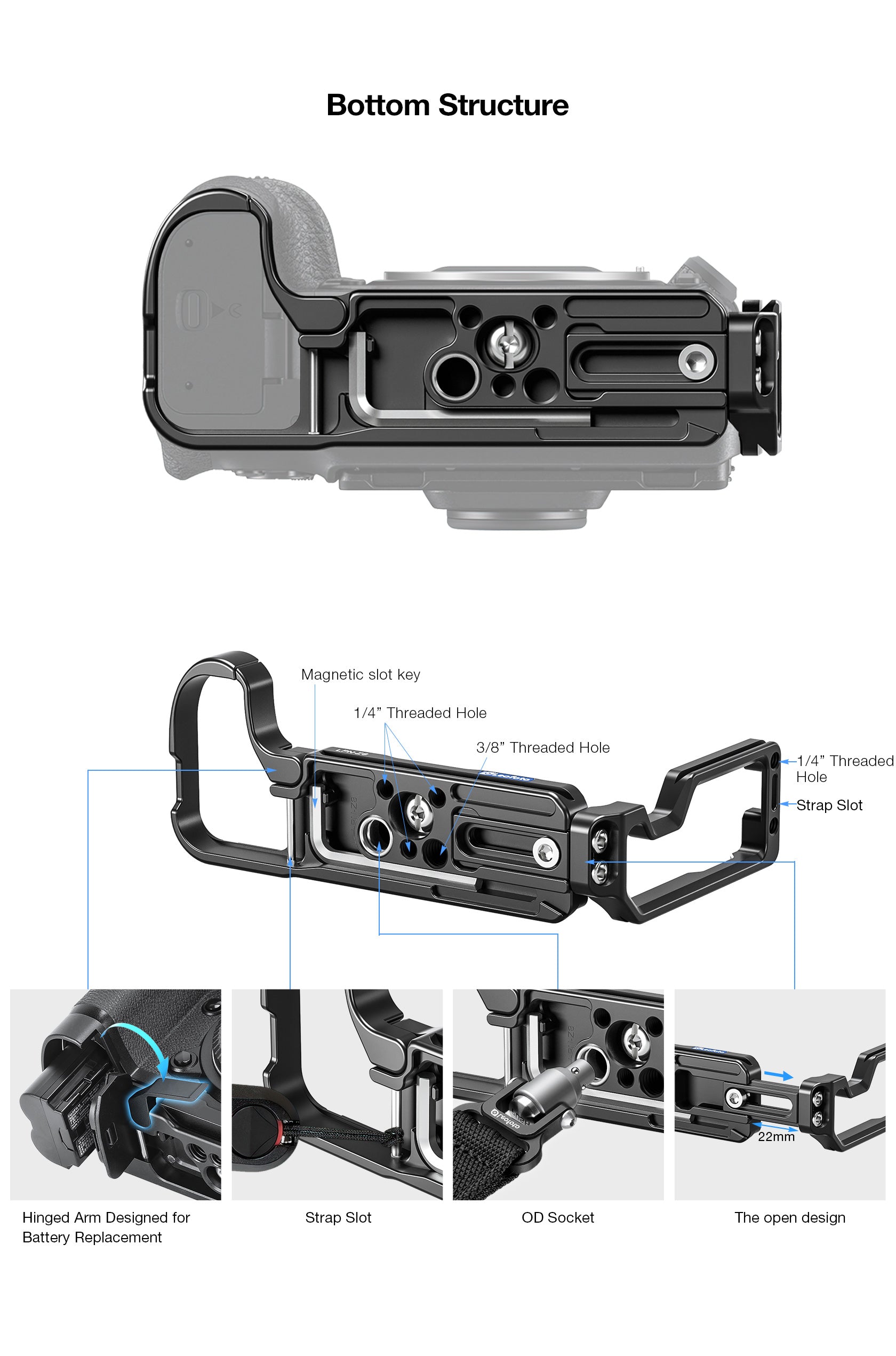 Leofoto L BRACKET for Z8- LPN Z8