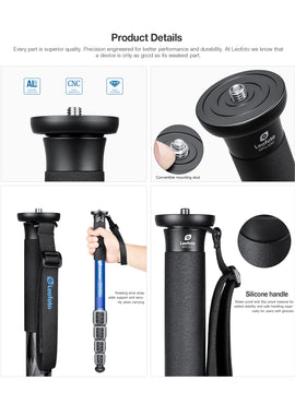Leofoto Monopod- MPQ-325C (Blue)