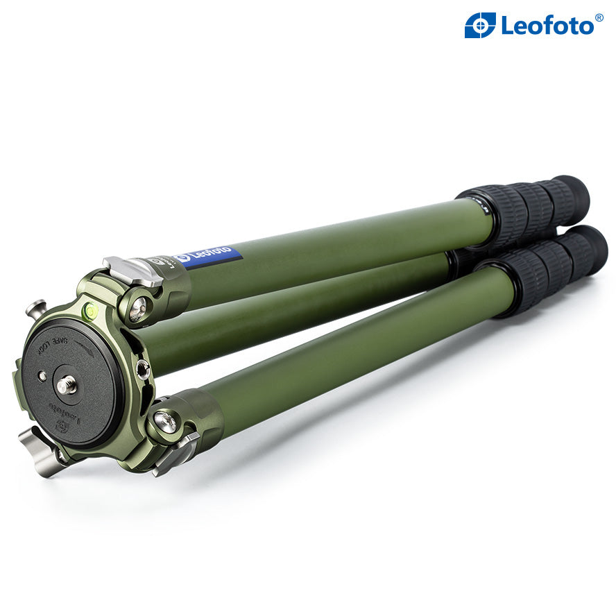 Leofoto LM-364CL(Long) Tripod with 75mm Video Bowl+Platform and Bag (Olive Green)