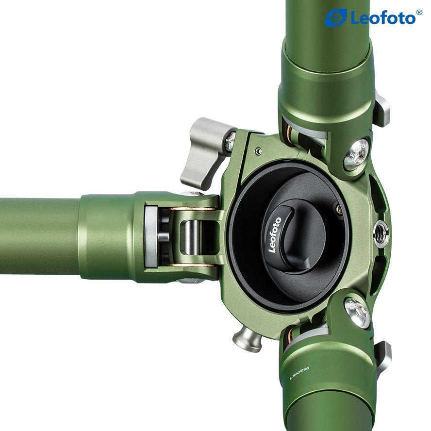 Leofoto LM-364CL(Long) Tripod with 75mm Video Bowl+Platform and Bag (Olive Green)