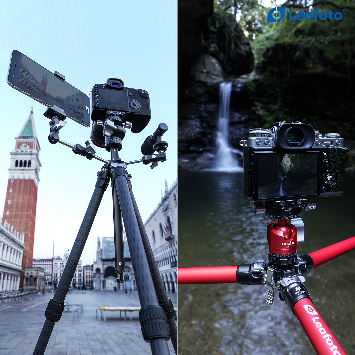 Leofoto Mr. Y series Tripod- LY-224C+LH-25