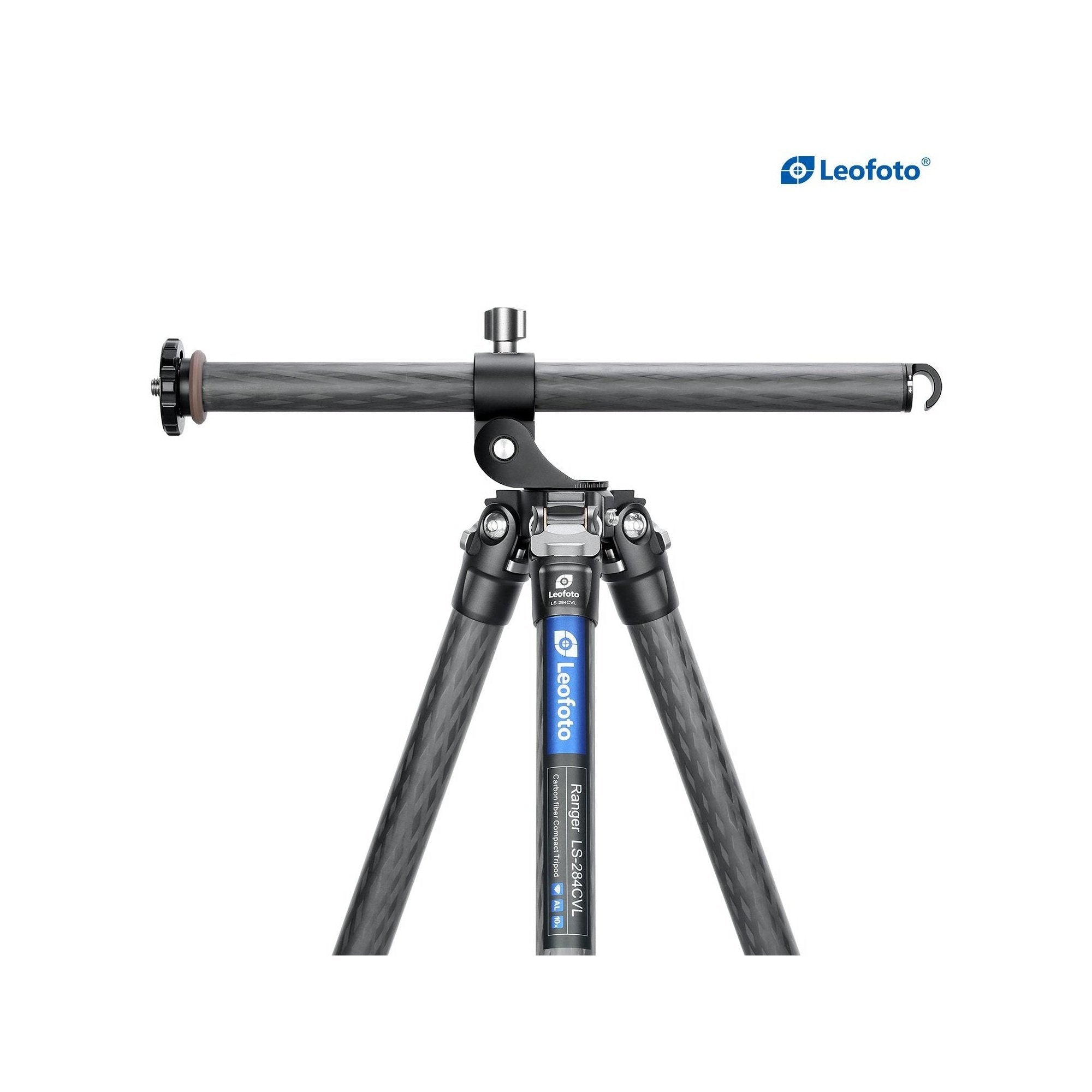 Leofoto ranger series LS-284CVL carbon ﬁbre tripod with 360 rotating horizontal column leofoto-india