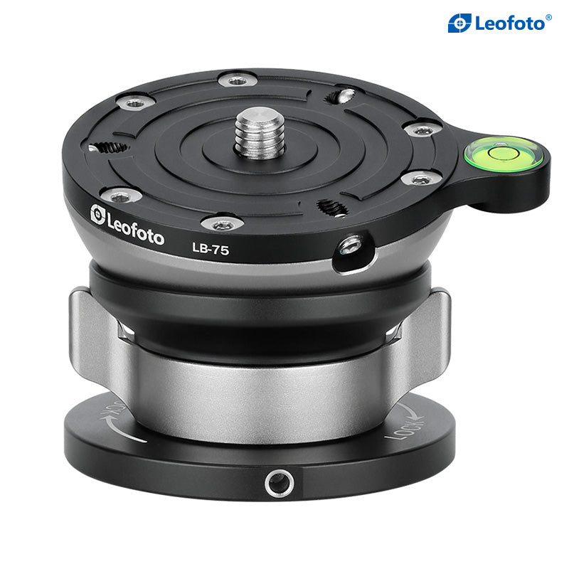 Leofoto  LB-75S Leveling Base with Butterfly Handle with 75mm Plate