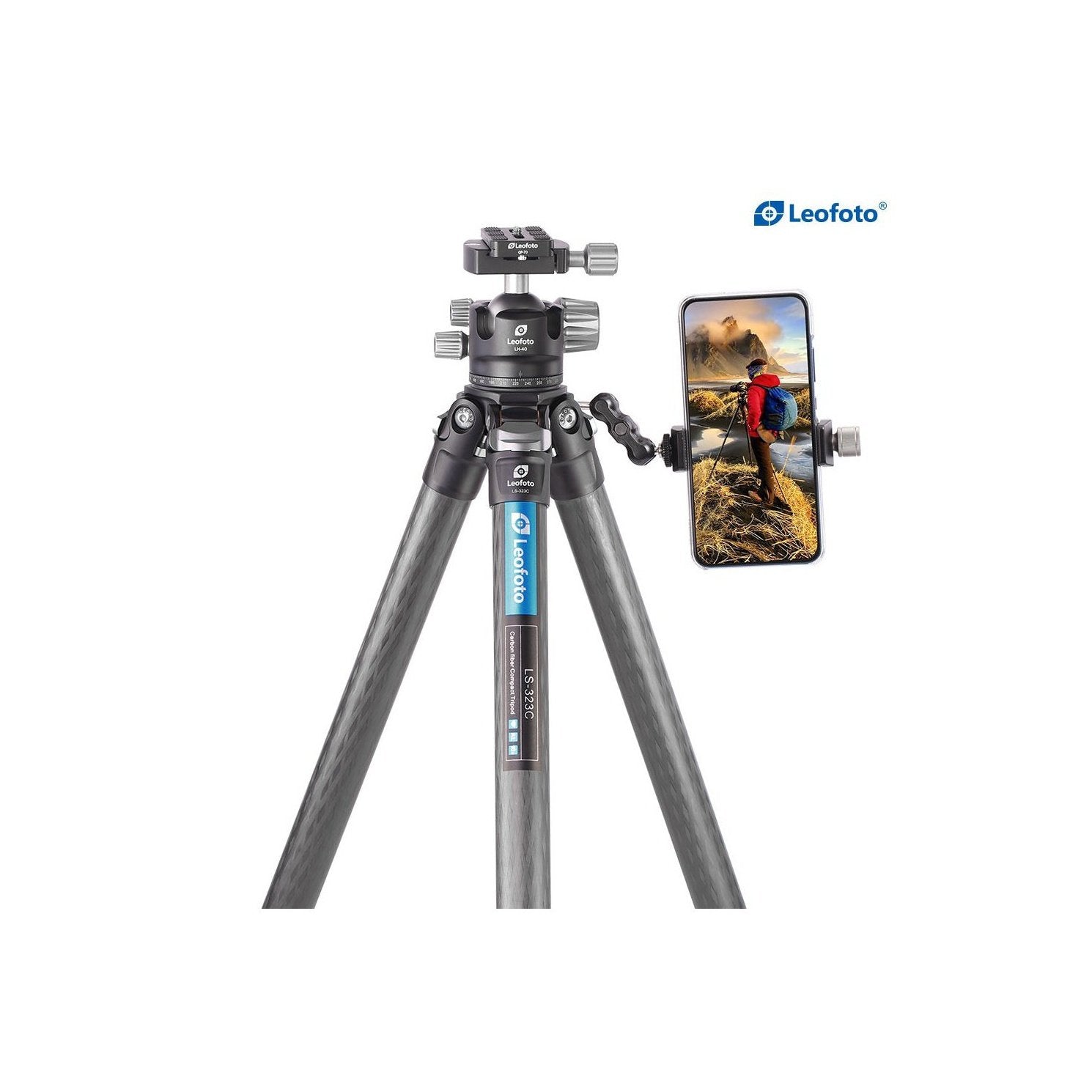 Leofoto LS-323C+LH-40 Professional Carbon Fiber Tripod with Ball Head 3S leofoto-india