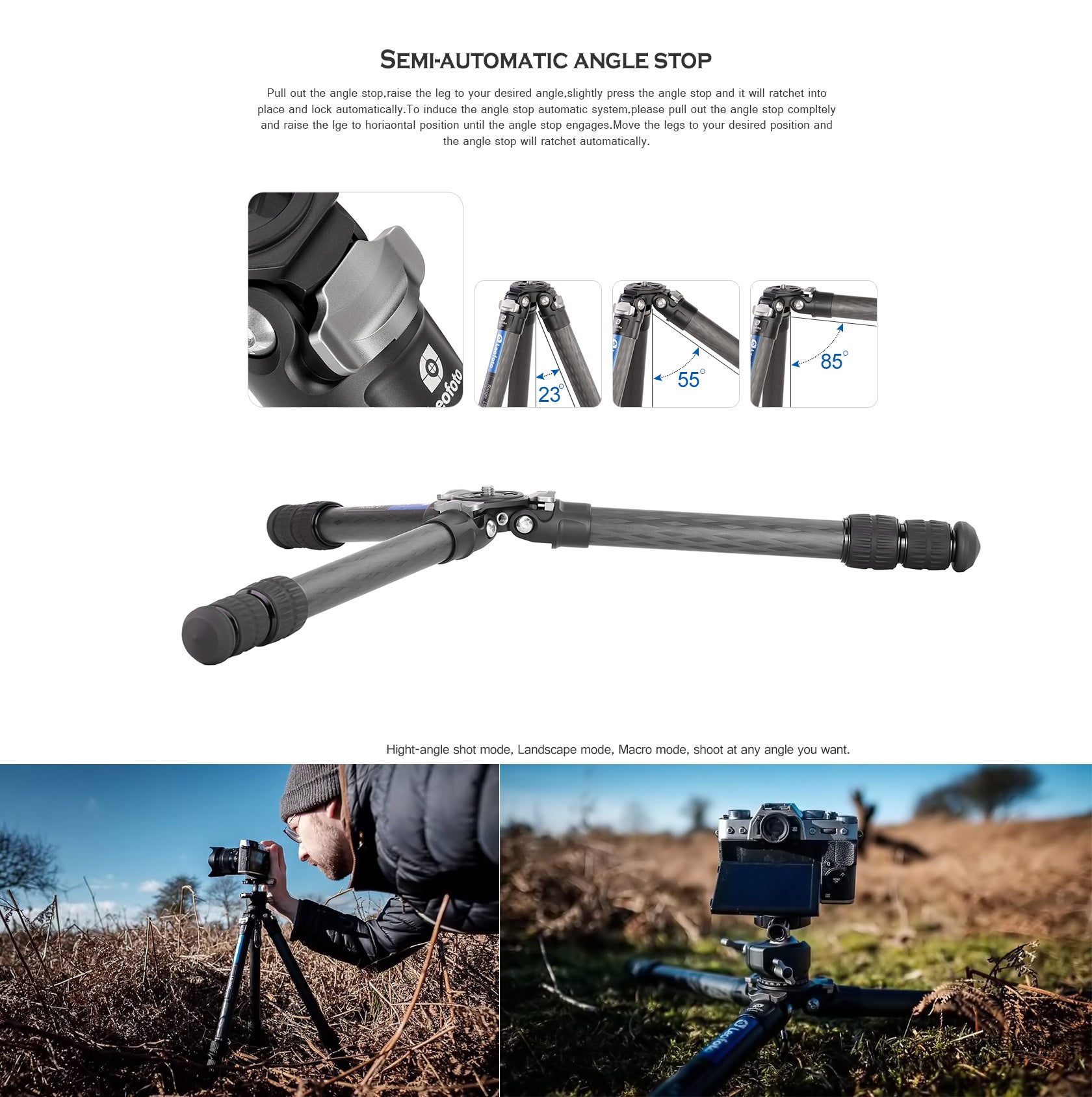 Leofoto Ranger Series Tripod LS-283CM