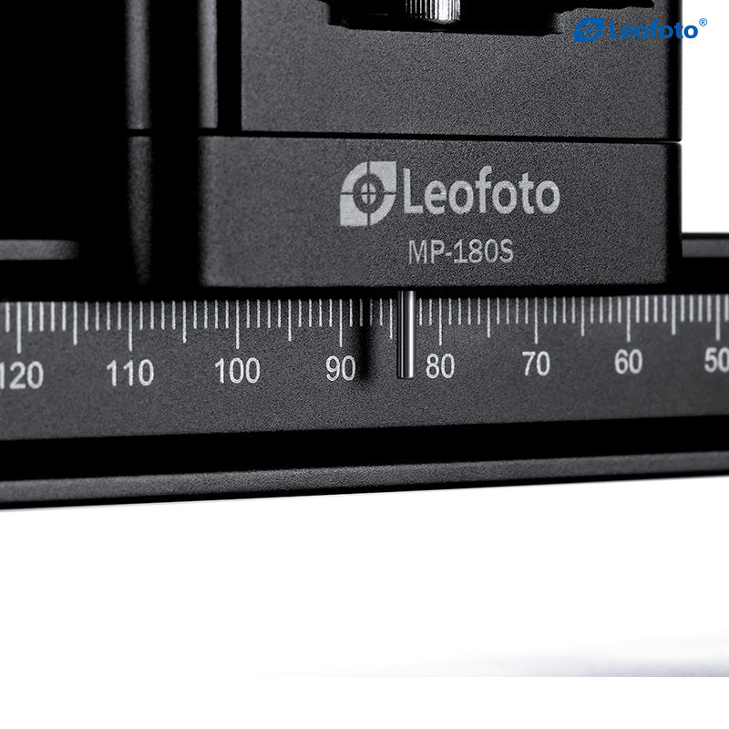 Leofoto Macro Focusing Rail (knob clamp)-MP-180S+NP-50
